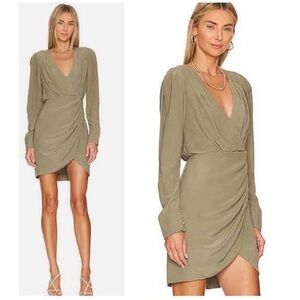 Jonathan Simkhai Olive Long Sleeve Dress